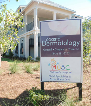 Adams Development built this Medical Building at US Hwy 17 and Hwy 41 housing Coastal Dermatology and the MUSC SC Childrens Care Clinic