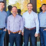 Charleston Oral and Facial Surgery, from left to right: Dr D Graham Lee, Dr Edward Strauss, Dr A Drane Oliphant, and Dr Aaron P Sarathy