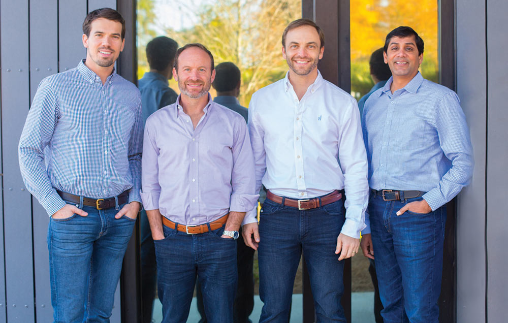 Charleston Oral and Facial Surgery, from left to right: Dr D Graham Lee, Dr Edward Strauss, Dr A Drane Oliphant, and Dr Aaron P Sarathy