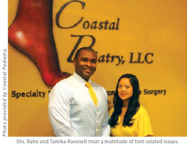 Drs. Dr. Rahn Ravenell and Tamika Ravenell treat a multitude of foot issues including flat feet, surgical removal of bunions, geriatric foot care, diabetic foot care and more.
